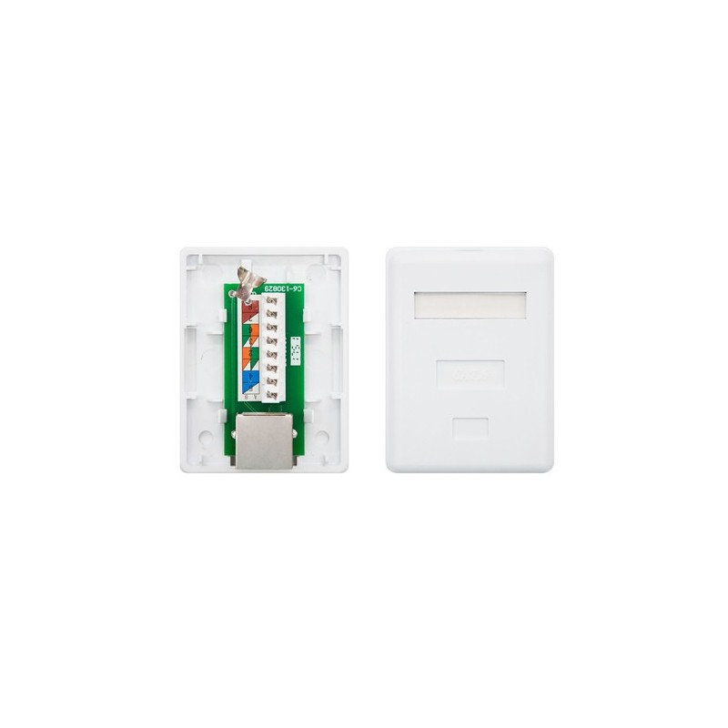 Nanocable 10211601 presa energia RJ-45 Bianco