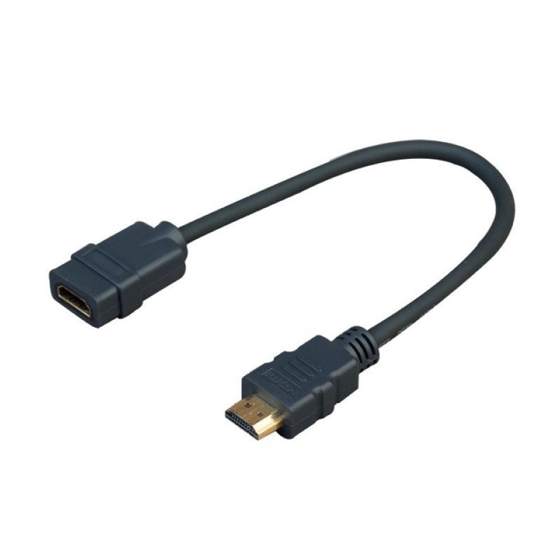 Pro HDMI Male/Female 02m