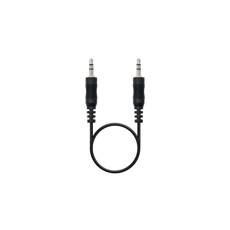 Nanocable 10240100 cavo audio 03 m 35mm Nero