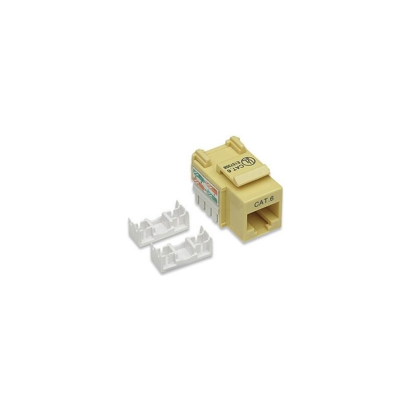 Intellinet Keystone Jack Cat6 Punch-down UTP giallo (210584)