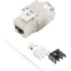 shiverpeaks BS08-10030 presa RJ-45 metallico - bianco (BS08-10030)