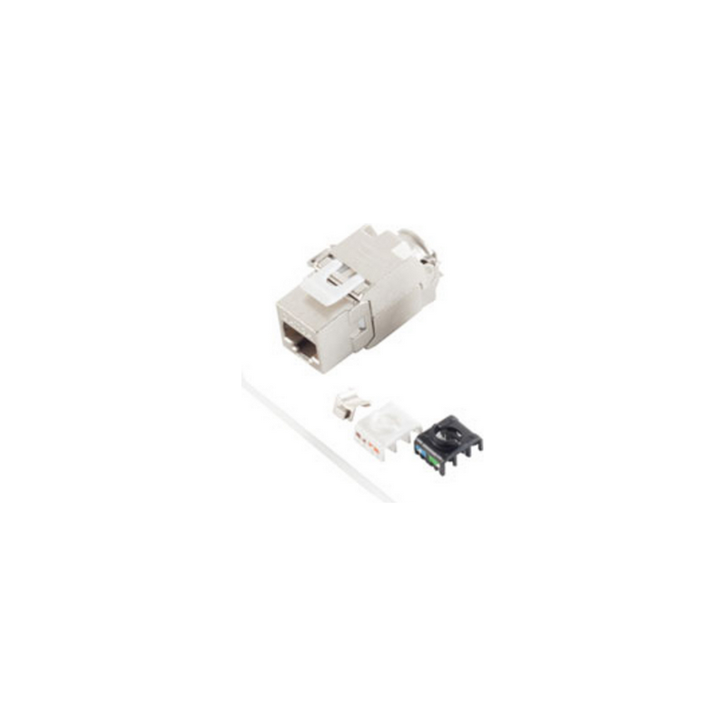 shiverpeaks BS08-10030 presa RJ-45 metallico - bianco (BS08-10030)