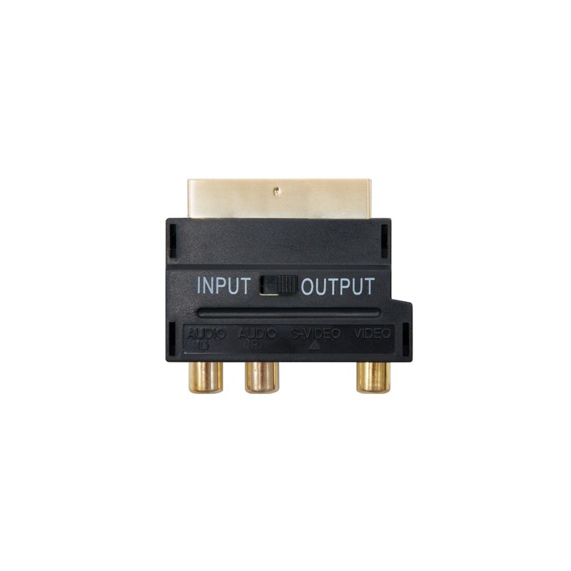 Nanocable 10270051 cavo e adattatore video SCART 21-pin 3 x RCA +