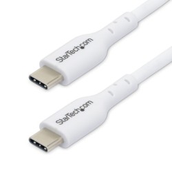 StarTech.com Cavo USB-C bianco da 1m cavo di ricarica USB 2.0 Tipo-C 