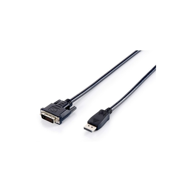 Equip 119336 cavo e adattatore video 2 m DisplayPort DVI-D Nero