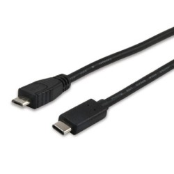 Equip 12888407 cavo USB 1 m USB 20 Micro-USB B USB C Nero