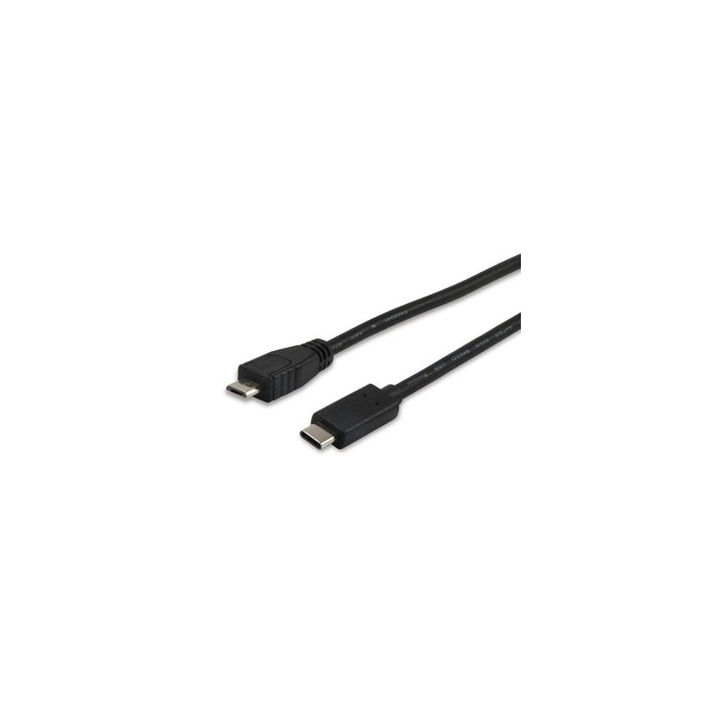 Equip 12888407 cavo USB 1 m USB 20 Micro-USB B USB C Nero