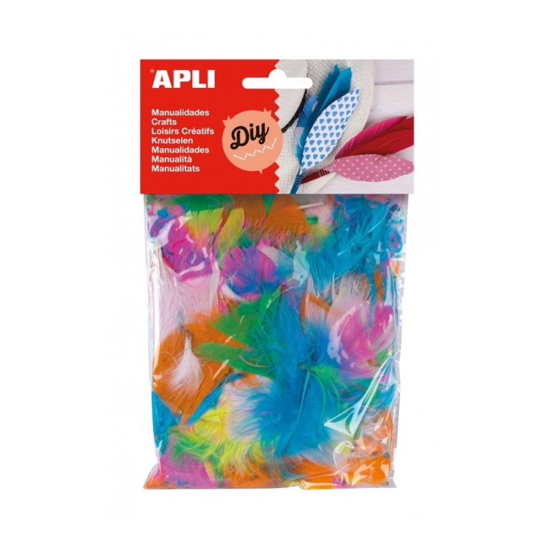 Applici Collage Feathers 14G - Colori supervisionali