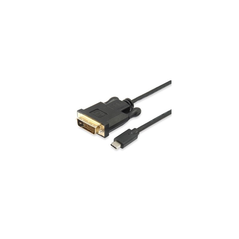 Equip 133468 cavo e adattatore video 18 m USB tipo-C DVI-D Nero