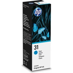 HP 31 70-ml Cyan Original Ink Bottle Originale