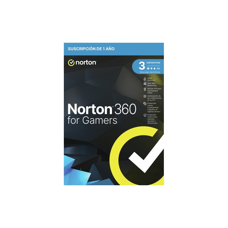 NortonLifeLock 360 for Gamers ESP Licenza base 1 licenza/e 1 anno/i