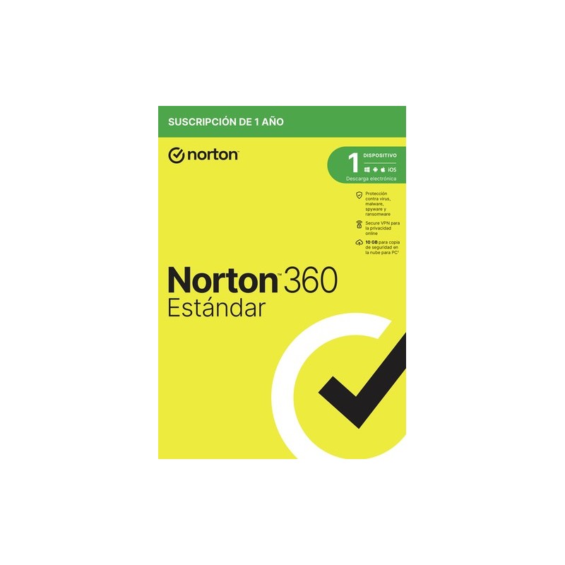 NortonLifeLock 360 Standard ESP Licenza base 1 licenza/e 1 anno/i