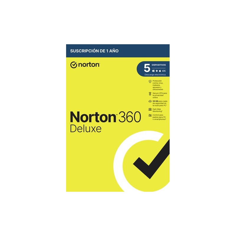 NortonLifeLock 360 Deluxe ESP Licenza base 1 licenza/e 1 anno/i