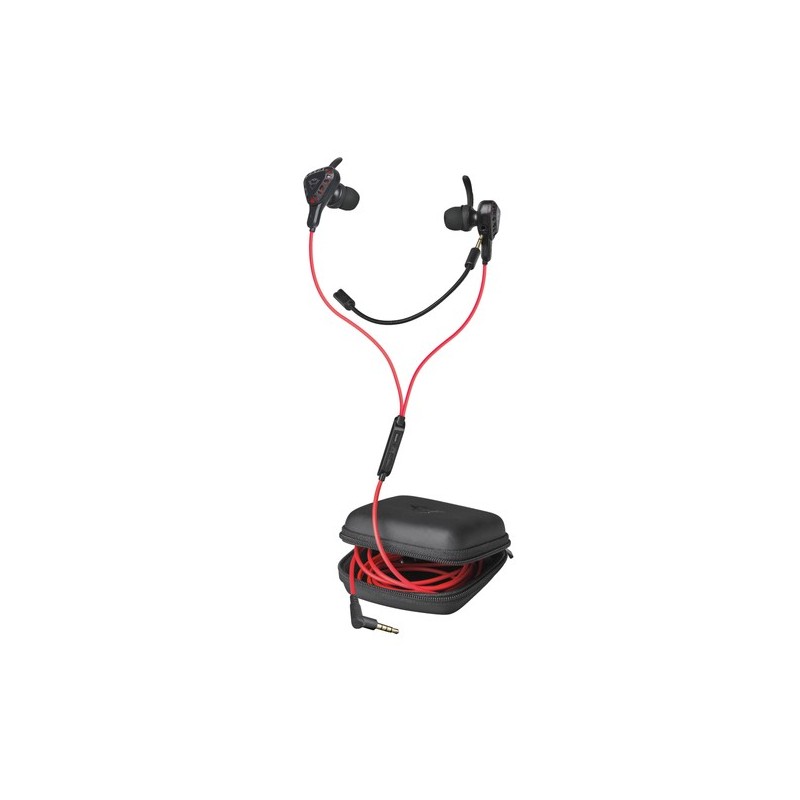 Trust TRU GXT 408 Auricolare Cablato In-ear Giocare Nero Rosso