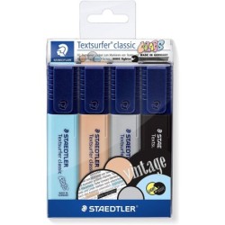 STAEDTLELER TEXTSURFER CLASSE CLASSIC 364 PACCHETTO DI 4 MARKER FLUOR