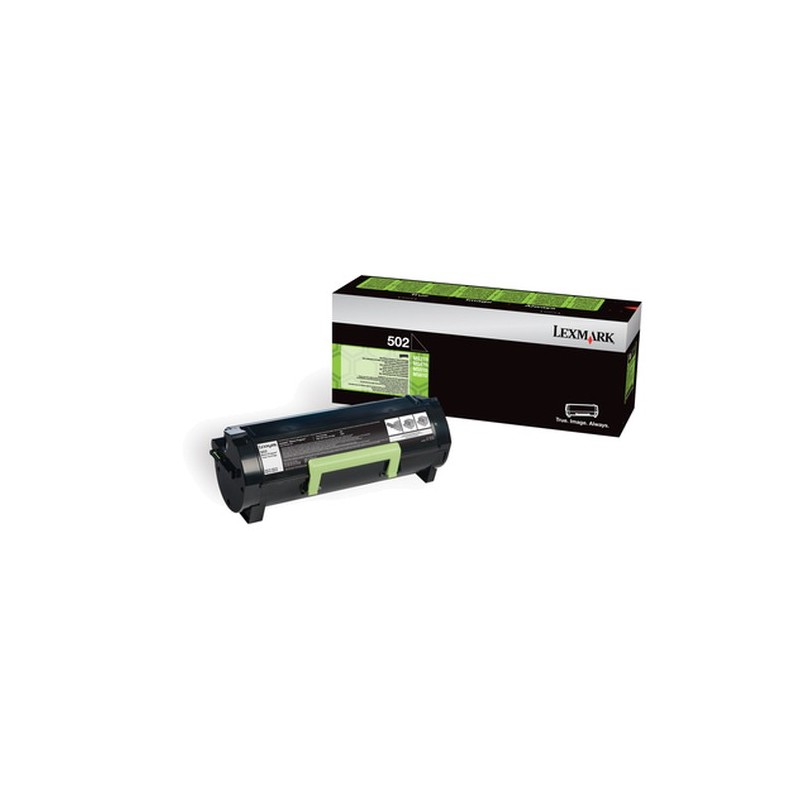 Lexmark 502 cartuccia toner 1 pz Originale Nero