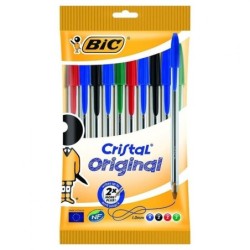 Boligraphs originale di bic cristallo boligrafi - punta rotonda da 1