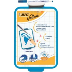 BIC Velda School Slate Due superfici bianche e milimetrada + 1 marcat