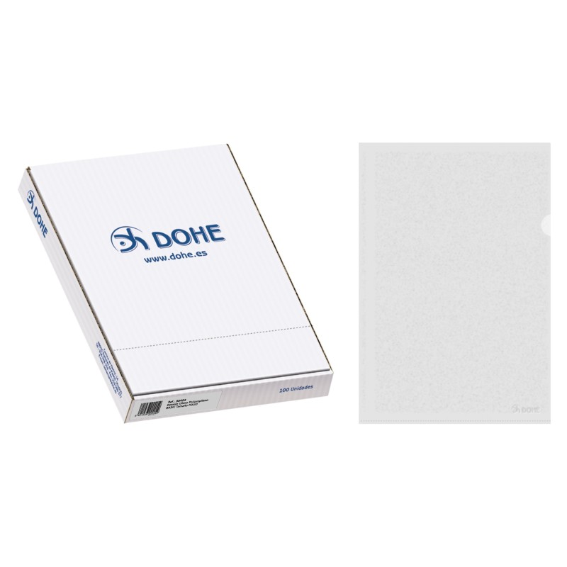 DOHE 100 DOSSIERS BOX A BASIC - dimensione del folio - trasparente