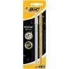 Bic Crystal Shine Pacco di 2 Boligrafos Boligraphs - Punta media da 1