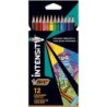 Bic Color Up Scatola di intensità di 12 matite triangolari di colori