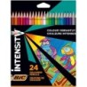 Bic Color Up Scatola di intensità di 24 matite triangolari di colori