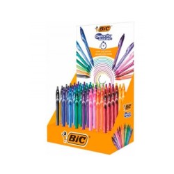 BIC Gel -City Espositore a secco rapido di 48 boligrafi retrattili -