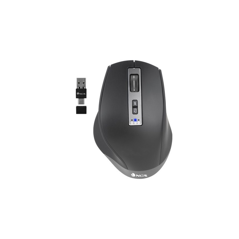 NGS BLUR-RB mouse Mano destra Bluetooth + USB Type-A 3200 DPI