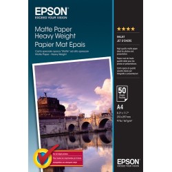 Epson Matte Paper Heavy Weight - A4 - 50 Fogli