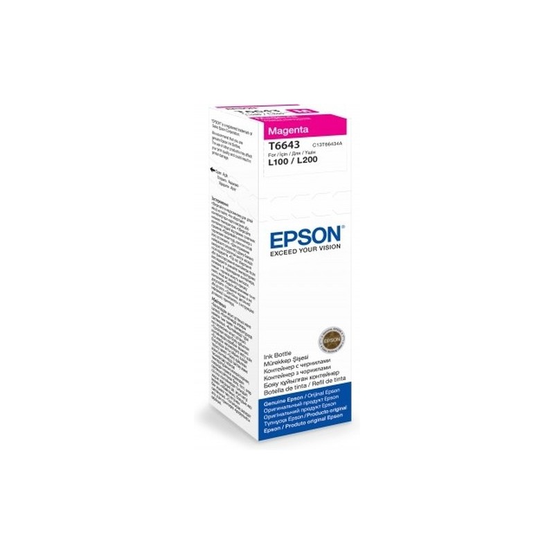 Epson T6643 cartuccia d'inchiostro 1 pz Originale Magenta