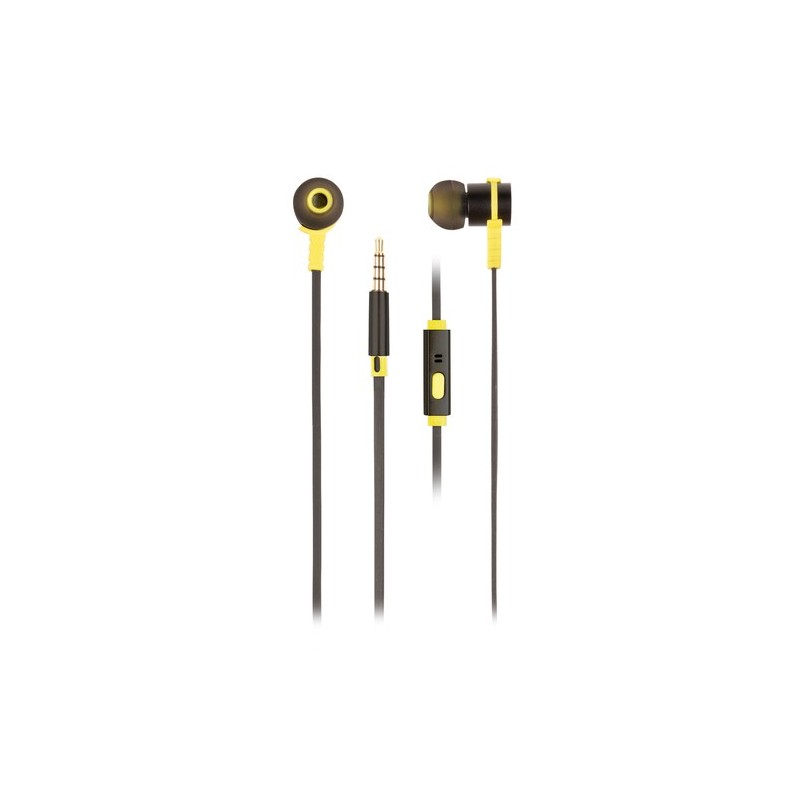 NGS Cross Rally Auricolare Cablato In-ear Musica e Chiamate Nero Gia