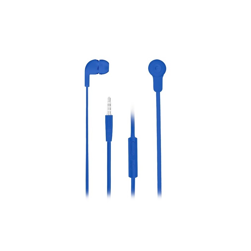 NGS Cross Skip Cuffie Cablato In-ear Musica e Chiamate Blu