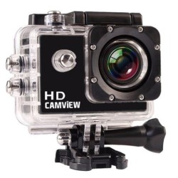 Camview Sports Camara HD 720p 5MP - 120 ° Angular - Submersible 30m