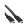 Cavo piatto HDMI ad alta velocit&Atilde;&nbsp; con Ethernet - contatti placcati