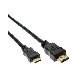 Mini cavo HDMI ad alta velocit&Atilde;&nbsp; - Connettore da A a C - zincato co