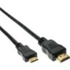 Mini cavo HDMI ad alta velocit&Atilde;&nbsp; - Connettore da A a C - zincato co