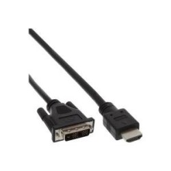 Cavo adattatore HDMI-DVI - da spina HDMI a spina DVI 18+1 - 1m