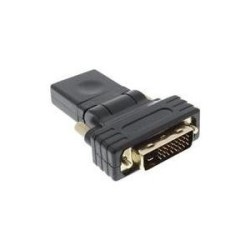 Adattatore HDMI-DVI - presa HDMI su spina DVI - angolo flessibile - 4