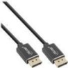 Cavo DisplayPort 1.4 Slim - 8K4K - nero - contatti placcati oro - 1m