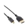 Cavo HDMI Superslim da A a D - HS con Eth. - Premium - nero - oro - 0