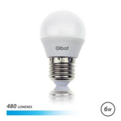 Bulb LED Elbat G45 6W E27 480LM - 6500K Fria Light