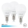 Pacchetto Elbat di 3 b -lighte lampadine G45 6W E14 480LM - 6500K Fri