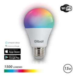 Bulb LED ELBAT Smart Wi -fi A65 E27 15W 1500LM RGB - Temperatura 2700