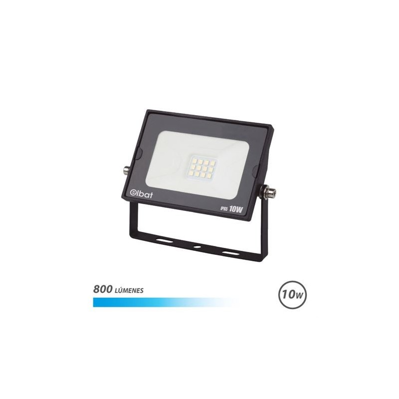 Elbat LED Focus Suer Seri Slim 10W 800LM - 6500K Fria Light - Apto pe