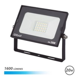 Elbat LED Focus Suer Seri Slim 20W 1600LM - 6500K Fria Light - Apto p