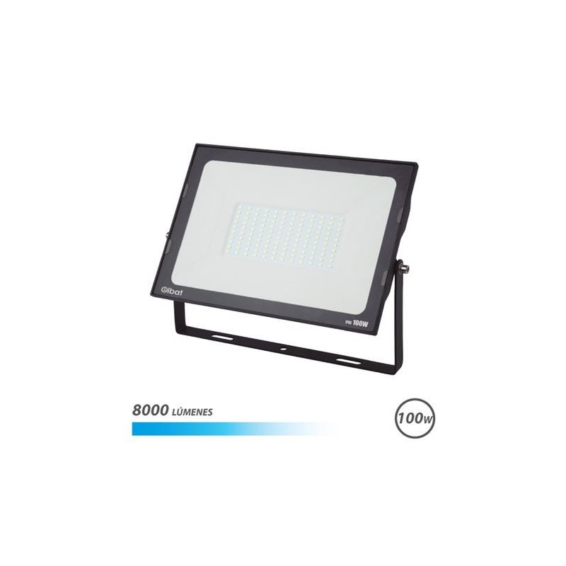 Serie LED FOCO ELBAT Super Slim 100W 8000LM - 6500K Fria Luz - Adatto