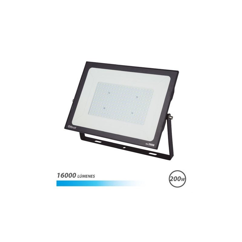 Elbat LED Focus Suer Seri Slim 200W 16000LM - 6500K Fria Light - Apto