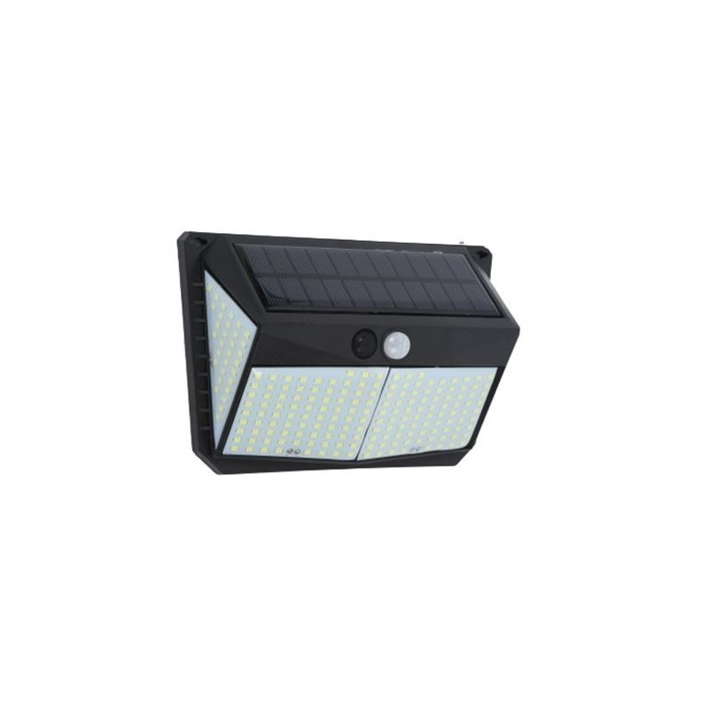 Elbat Applique Solar 3 Faces - 250lm - Luce fredda 6500K - Sensore di