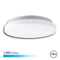 Elbat applicare round di tetto a LED 18W 1800lm - 6500k Fria Light -