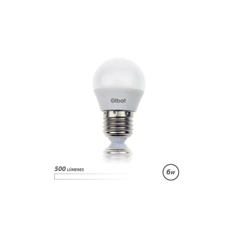 Bulb LED ELBAT G45 - 6W - 500LM - E27 - Luce bianca